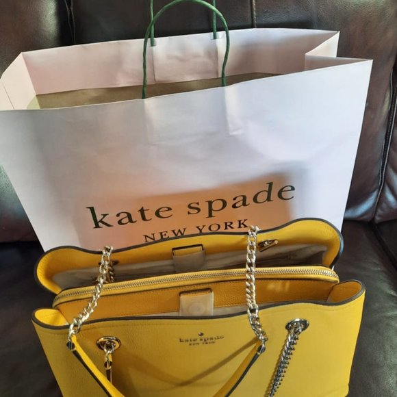 ORIGINAL and BRAND NEW - kate spade jordyn pebble leather large - Picture 5 of 16